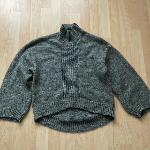 3.1 Phillip Lim alpaca wool blend zipped turtleneck oversized sweater, size XS - Picture 7 of 11